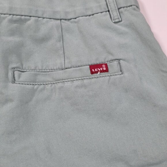 Levi's Baggy Trousers Womens28 Minty Green Wide Leg Casual Modern Loose Fit Boho - Picture 3 of 16